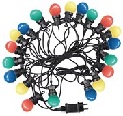 LED Vonkajšia reťaz STRING RGB 10m 20xLED/0,5W/230V IP44