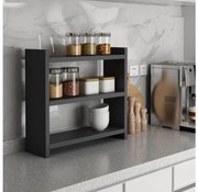 Kuchynská polica COSMIC 44x10 cm antracit