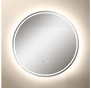 Zuma Line D3004-60-LED Kúp. zrkadlo s podsv. 24W/230V 3000/4000/6000K IP44 biela