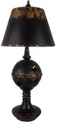 Stolná lampa kovová nastaviteľná retro - vintage - patina Ø35*78