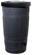 Sud na dažďovú vodu, 265 l, čierna