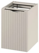 Cersanit Tirso, nízka doplnková skrinka s košom na bielizeň 400x446x551 mm, béžová matná, S1017-030