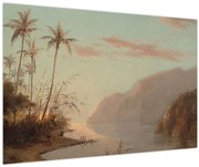 Obraz - Camille Pissarro, A creek in st. Thomas (Virgin Islands), reprodukcia (90x60 cm)