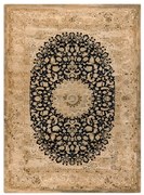 Koberec SUPERIOR Piemonte rozeta béžový / granátový