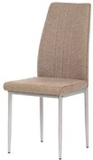 Autronic BONTEC Jedálenská stolička, béžová, látka, DCL-379 BG2 Farba: Hnedá