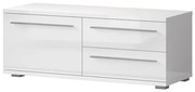 TV stolík Piano TV120-1K2F/PN-70/KA/70-70/KA/70 lakované crystal white
