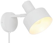 Nordlux Biele nástenné svietidlo Matis pre žiarovku E27 2512201001