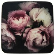 6ks pevné korkové podtácky s ružami Vintage Roses - 10 * 10 * 0,4 cm