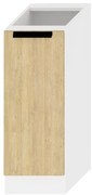 Kuchynská skrinka Denis d30 cargo + kôš dub london/biela