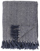 Bloomingville Prehoz z recyklovanej bavlny Herringbone 130 x 160 cm