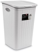 STEFANPLAST Kôš na bielizeň Elegance 50 l, biely
