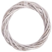 Strieborný vianočný veniec Casa Selección, ø 10 cm