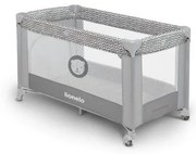 Lionelo - Cestovná postieľka STEFI šedá