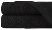 BAVLNENÝ UTERÁK SOLANO 70X140 CM ČIERNA