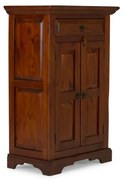 furniture-nabytek.cz - Masívna komoda Catana z borovice, lakovaná, hnedá – 75×44×115 cm