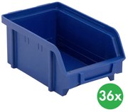 ArtPlast Plastové boxy BASIC, 103 x 166 x 73 mm, 36 ks, modré