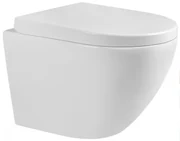Mexen LENA Rimless, závesná WC misa so sedátkom pomaly-padajúcim, 48 x 36 cm, biela, 30221000