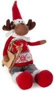 VIANOČNÁ FIGÚRKA REINDEER 62 CM VIACFAREBNÁ