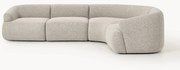 Modulárna buklé rohová pohovka Sofia (4-miestna)