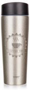 Banquet Termohrnček cestovný COFFEE 350 ml, Ivory