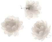 Sada závesných ozdôb Fiore 8 cm, 3 ks