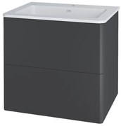 Mereo Mereo, Siena, kúpeľňová skrinka s umývadlom z liateho mramoru 61 cm, MER-CN430M