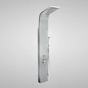 Bologna Silver sprchový panel, nehrdzavejúca oceľ