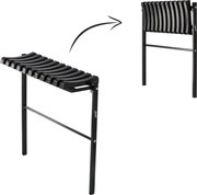 Garden Line SKLADACIA LAVICA, DĹŽKA 68 CM, ČIERNA *8275