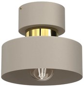 Luminex Stropné svietidlo MARTI 1xE27/15W/230V béžová/zlatá LU9928