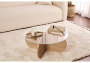 Konferenčný stôl Aeris - Sapphire Oak, Transparent