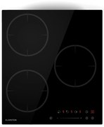 Klarstein Delicatessa Indukčná varná doska, 45 cm, 6600 W, 3 varné platne, Slider-Control, Boost