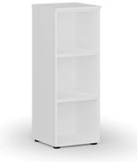 Kancelársky regál PRIMO WHITE, 400 x 420 x 1087 mm, biela