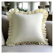 Obliečka na vankúš s prímesou bavlny 40x40 cm Ruffled – Mila Home