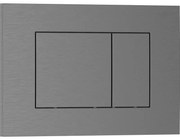 Mexen Tex 02, tlačidlo na splachovanie, brúsené grafit, 6102-12