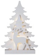 Biela svetelná dekorácia s vianočným motívom Grandy – Star Trading