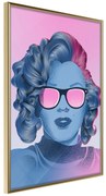 Artgeist Plagát - Norma Jeane [Poster] Veľkosť: 20x30, Verzia: Zlatý rám