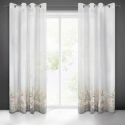 ZÁVES NA KRÚŽKOCH PAMELA 140X250 CM VZOROVANÁ