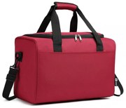 Konofactory Tmavočervená príručná taška do lietadla "Pack" - M (35l)