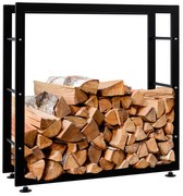 Stojan na drevo Keri V2 25x80x80, čierna