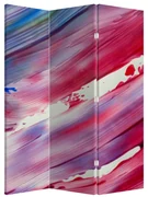 Paraván - ružovomodrá farby (126x170 cm)