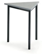 Stôl SONITUS TRIANGEL, 700x700x720 mm, linoleum - šedá, antracit