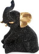 DEKORAČNÁ SOŠKA ELDO 14X12X18 CM ČIERNA