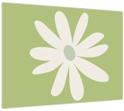 Obraz - Hippies, zelené kvety N⁰2 (70x50 cm)