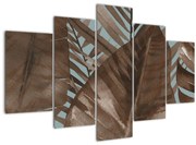 Obraz - Palmové listy, Aquarel (150x105 cm)