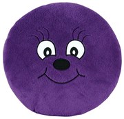 Bellatex Vankúšik Guľôčka fialová, priemer 35 cm