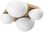 Redo 01-4332 - LED stropné svietidlo LUMIEN 4xLED/26W/230V 2700/3000K CRI90 zlaté