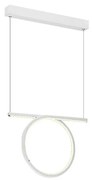 LED Luster na lanku LOOP LED/20W/230V biela