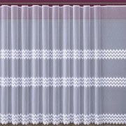 Žakarová záclona 618D363/120 biely. Tovar na mieru