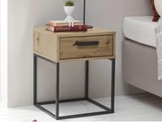 Nočný stolík s 1 zásuvkou Suna, dub artisan%