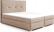 Kontinentálna posteľ Dva kontajnery matrac Bonell Larmo 180x200 Béžová